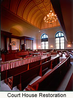 Main Court Room, Court House Restoration